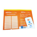 Folleto personalizado de instrucción de Walmart Pay Folleto impreso